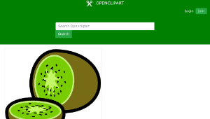 openclipart圖庫：Kiwi-資源代表圖