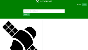 openclipart圖庫：Satellite Icon縮圖