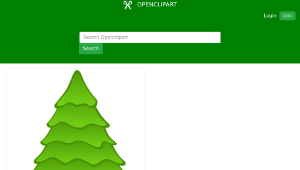 openclipart圖庫：sapin-01縮圖