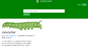 openclipart圖庫：caterpillar-資源代表圖