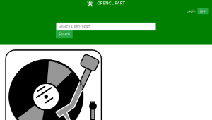 openclipart圖庫：simple turntable縮圖
