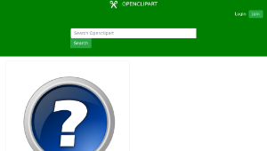 openclipart圖庫：Question Button-資源代表圖