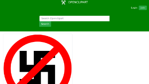 openclipart圖庫：Anti-Nazi Symbol縮圖