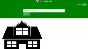 openclipart圖庫：House Icon縮圖