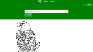 openclipart圖庫：Bald Eagle-資源代表圖