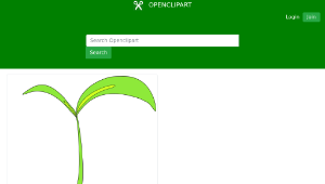 openclipart圖庫：Seedling縮圖