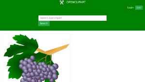 openclipart圖庫：Grapes - Raisin