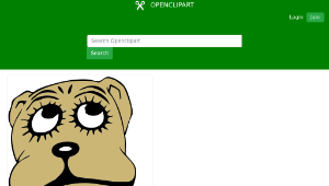 openclipart圖庫：cartoon dog縮圖