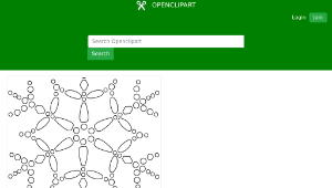 openclipart圖庫：snow star縮圖