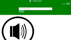 openclipart圖庫：Audio icon