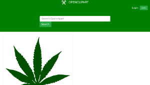 openclipart圖庫：cannabis