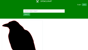 openclipart圖庫：crow縮圖