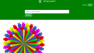 openclipart圖庫：star circle縮圖