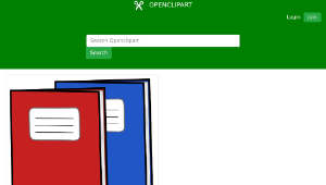 openclipart圖庫：exercise books-資源代表圖
