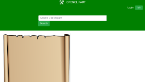 openclipart圖庫：G Parchment Background or Border 1-資源代表圖