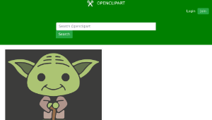openclipart圖庫：Yoda縮圖