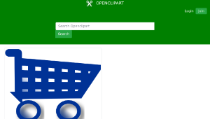 openclipart圖庫：Shopping Cart縮圖