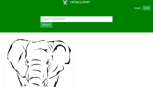 openclipart圖庫：elephant-資源代表圖