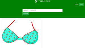 openclipart圖庫：Bikini縮圖