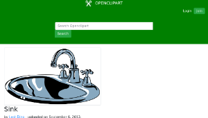 openclipart圖庫：Sink縮圖