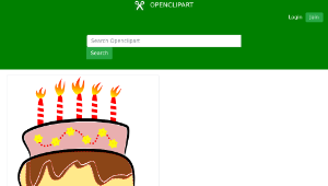 openclipart圖庫：Cake-資源代表圖