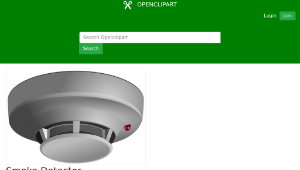 openclipart圖庫：Smoke Detector-資源代表圖