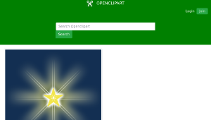 openclipart圖庫：Christmas Star-資源代表圖