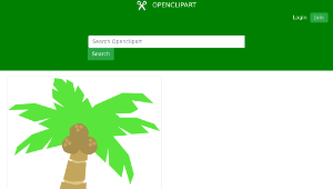 openclipart圖庫：Palm Tree-資源代表圖