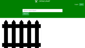 openclipart圖庫：fence-資源代表圖