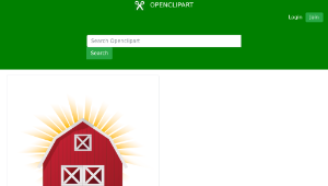 openclipart圖庫：Red Barn-資源代表圖