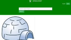 openclipart圖庫：Igloo-資源代表圖