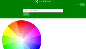 openclipart圖庫：Color Wheel (12x7)-資源代表圖