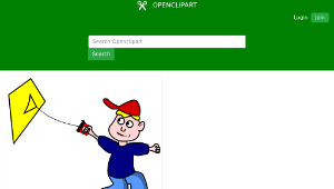 openclipart圖庫：LetsFlyAKite縮圖