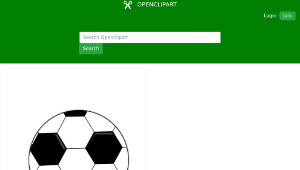 openclipart圖庫：Soccer Ball縮圖