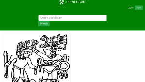 openclipart圖庫：Aztec Wall Art縮圖