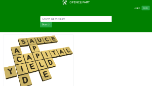 openclipart圖庫：Crossword Letter Tiles縮圖