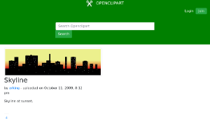 openclipart圖庫：Skyline-資源代表圖