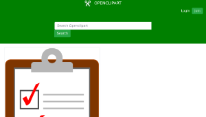 openclipart圖庫：Clipboard縮圖