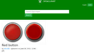 Red Button - Openclipart