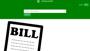 openclipart圖庫：Pay your bill icon-資源代表圖