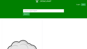 openclipart圖庫：Simple Cloud縮圖