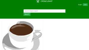 openclipart圖庫：Cup of Coffee-資源代表圖