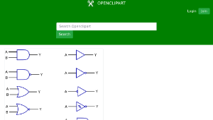 openclipart圖庫：logic functions - digital electronics縮圖