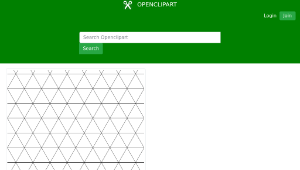 openclipart圖庫：triangle tessellation stroke縮圖