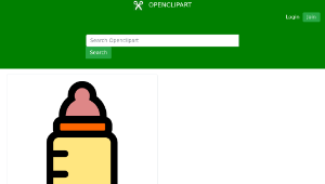openclipart圖庫：Baby bottle icon-資源代表圖