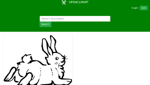 openclipart圖庫：Rabbit縮圖