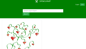 openclipart圖庫：Tree of Hearts-資源代表圖