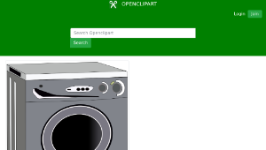 openclipart圖庫：Washing-machine