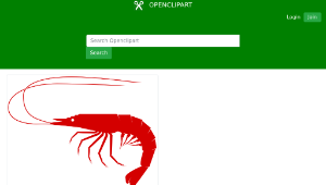 openclipart圖庫：Shrimp-資源代表圖