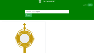 openclipart圖庫：Blessed Sacrament縮圖